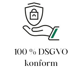 Zeichen für 100 % DSGVO konformität